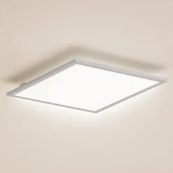 Lindby LED paneel Enhife, wit, 40 x 40 cm, metaal, 4.000 K