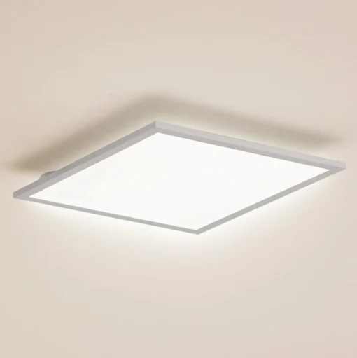 Lindby LED paneel Enhife, wit, 40 x 40 cm, metaal, 4.000 K