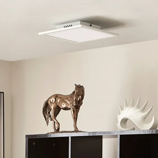 Lindby LED paneel Lamin, wit, 30 cm, CCT, dimbaar, afstandsbediening