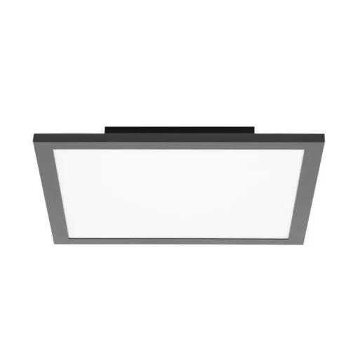 Lindby LED paneel Lamin, zwart, 30 cm, CCT, dimbaar, afstandsbediening
