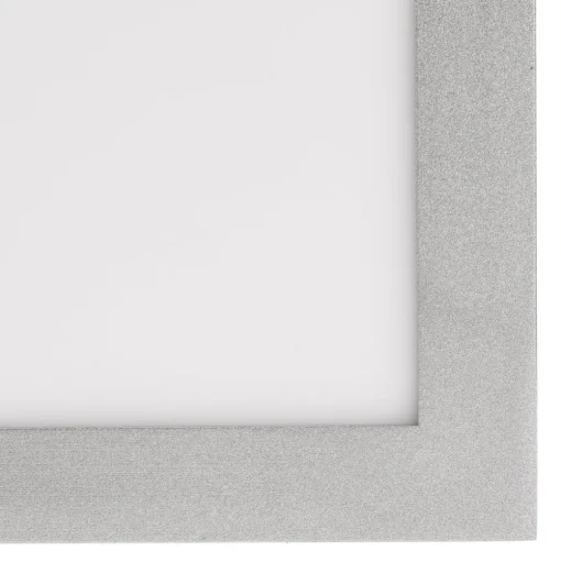Lindby LED paneel Livel, 4000K, 62 cm x 62 cm, zilver, metaal