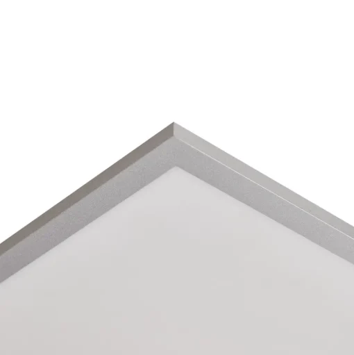 Lindby LED paneel Livel, 4000K, 40 cm x 40 cm, zilver, metaal