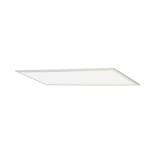 Lindby LED paneel Livel, 4000K, 120cm x 30cm, zilver, metaal