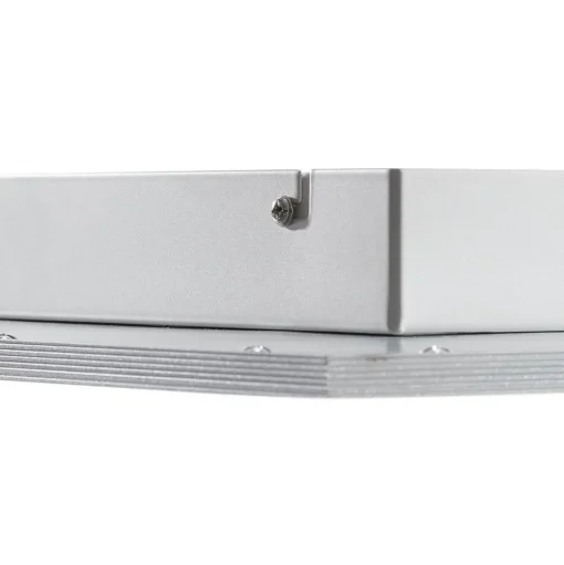 Lindby LED paneel Livel, set van 2, 4.000 K, 40 x 40 cm, zilver