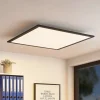 Lindby LED paneel Nelios, 62 x 62 cm, 4.000K, zwart, metaal