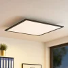 Lindby LED paneel Nelios, 62 x 62 cm, CCT, zwart, metaal