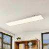 Lindby LED paneel Quais, 30 x 120 cm, wit, aluminium, 4.000K