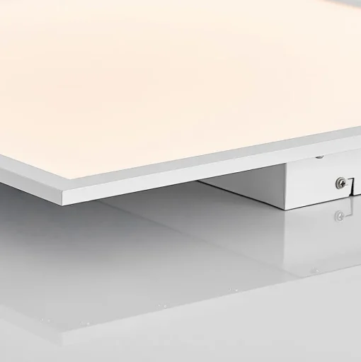 Lindby LED paneel Quais, 60 x 60 cm, wit, aluminium, 4.000K