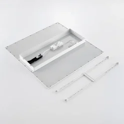 Lindby LED paneel Quais, 60 x 60 cm, wit, aluminium, 4.000K