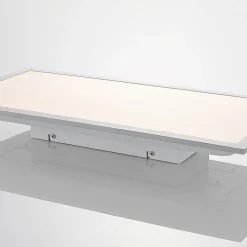 Lindby LED paneel Stenley, 4.000 K, 60 cm x 30 cm, zilver/wit
