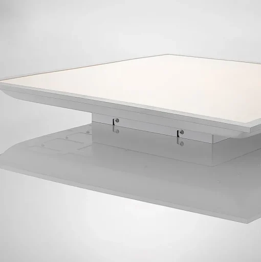 Lindby LED paneel Stenley, 4.000 K, 60 cm x 60 cm, zilver/wit