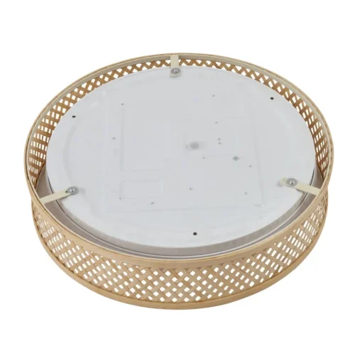 Lindby LED plafondlamp Eilif, bamboe, Ø 40 cm