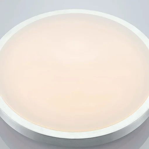 Lindby LED plafondlamp Emelie, Ø 35 cm, aluminiumkleurig, metaal