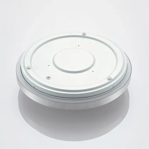 Lindby LED plafondlamp Emelie, Ø 35 cm, aluminiumkleurig, metaal