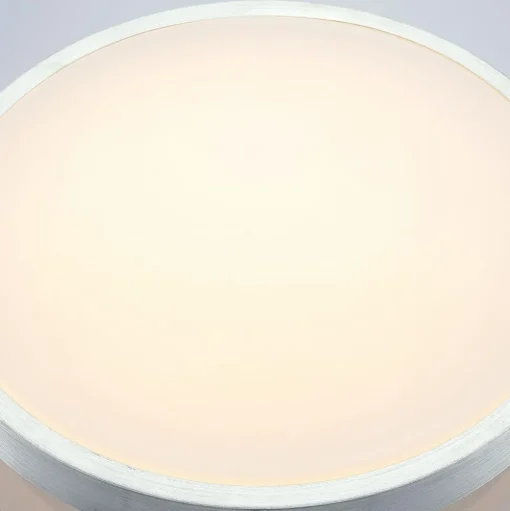 Lindby LED plafondlamp Emelie, Ø 42 cm, aluminiumkleurig, metaal