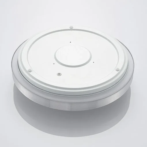 Lindby LED plafondlamp Emelie, Ø 42 cm, aluminiumkleurig, metaal