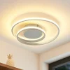 Lindby LED plafondlamp Emisua, wit, CCT, dimbaar