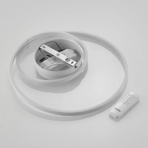 Lindby LED plafondlamp Emisua, wit, CCT, dimbaar