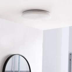 Lindby LED plafondlamp Eovi, Ø 33 cm, wit, 4.000 K