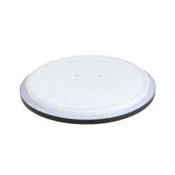 Lindby LED plafondlamp Essina, zwart, metaal, CCT, dimbaar.