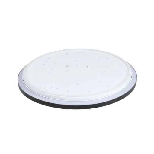 Lindby LED plafondlamp Essina, zwart, metaal, CCT, dimbaar.