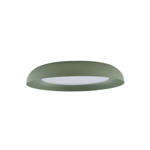 Lindby LED plafondlamp Florie, groen, metaal, Ø 40 cm