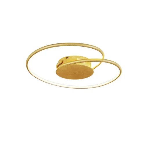 Lindby LED plafondlamp Joline, Ø 45 cm, goudkleurig, metaal