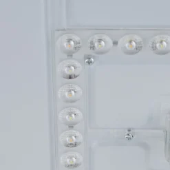 Lindby LED plafondlamp Jutis, beige, zeewier, Ø 50 cm