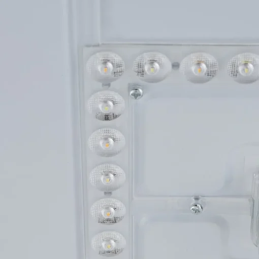 Lindby LED plafondlamp Jutis, beige, zeewier, Ø 50 cm