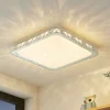 Lindby LED plafondlamp Lorand, kristallen, CCT, afstandsbediening