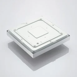 Lindby LED plafondlamp Mirco, 32 cm, hoekig, aluminium