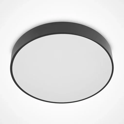 Lindby LED plafondlamp Milada, zwart, CCT, afstandsbediening