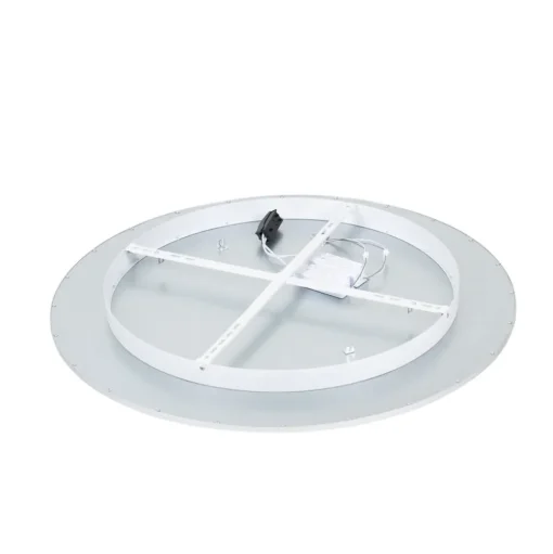 Lindby LED plafondlamp Narima, 4.000 K, Ø 80 cm, zilver