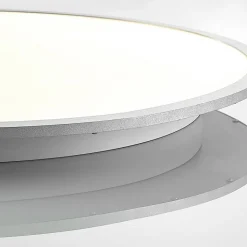 Lindby LED plafondlamp Narima, 4.000 K, Ø 80 cm, zilver