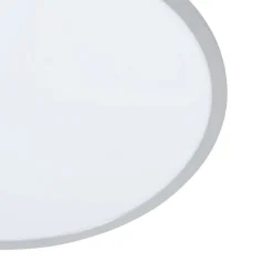 Lindby LED plafondlamp Narima, CCT, Ø 60 cm, zilver