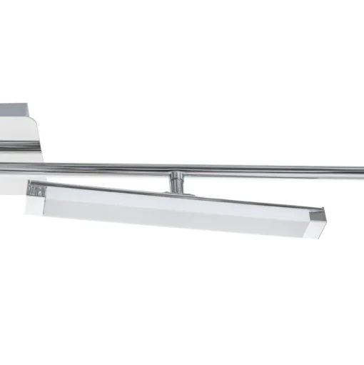 Lindby LED plafondlamp Pilou, 4-lamps, dimbaar, chroom
