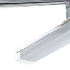 Lindby LED plafondlamp Pilou, 4-lamps, dimbaar, chroom