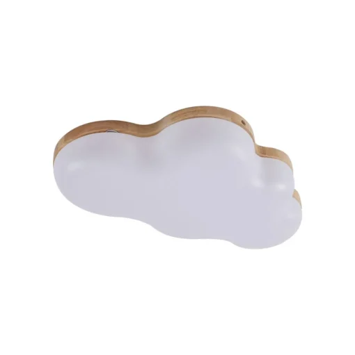 Lindby LED plafondlamp Pilvi, kunststof, wolk, 50 cm