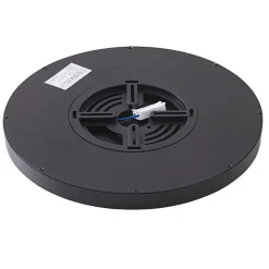 Lindby LED plafondlamp Pravin, Ø 40 cm, 3.000 K, zwart