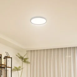 Lindby LED plafondlamp Pravin, Ø 30 cm, CCT, wit