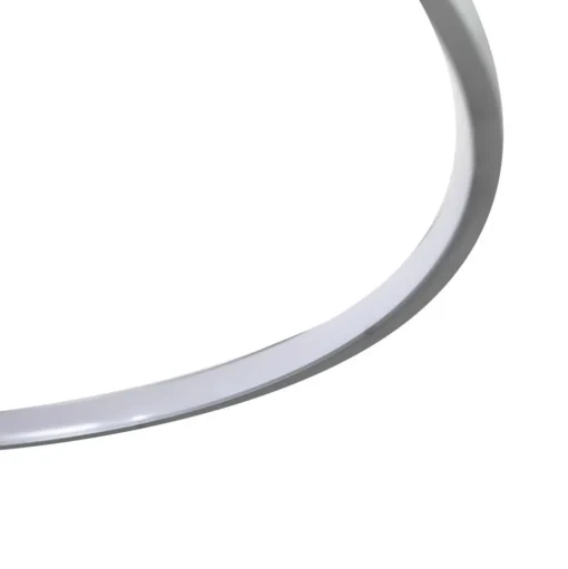Lindby LED plafondlamp Riley, aluminiumkleurig, metaal, dimbaar