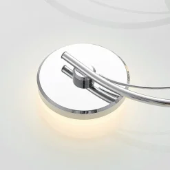 Lindby LED plafondlamp Rouven, spiraalvorm, 6-lamps, grijs