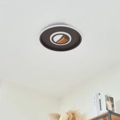 Lindby LED plafondlamp Selian, dimbaar, Infinity Tunnel