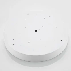 Lindby LED plafondlamp Simera, Ø 50cm, wit, metaal