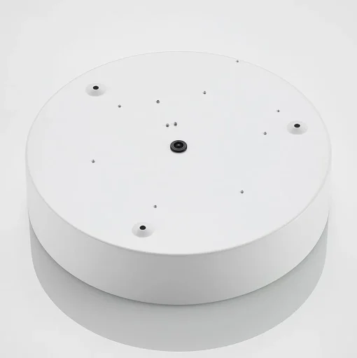 Lindby LED plafondlamp Simera, Ø 30cm, wit, metaal