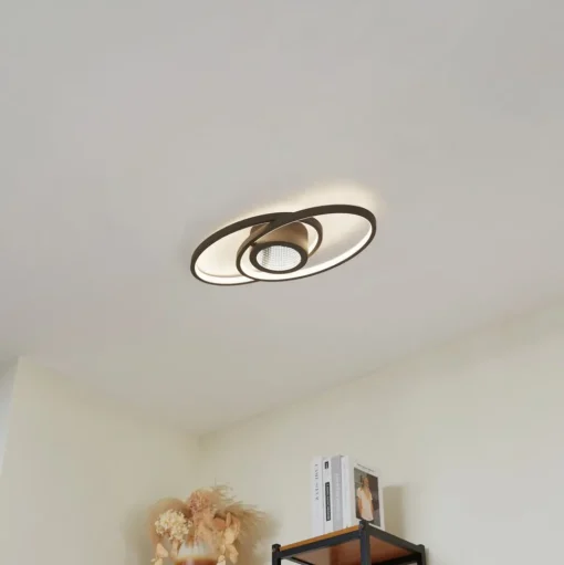 Lindby LED plafondlamp Thalina, 60cm, dimbaar, Infinity Tunnel