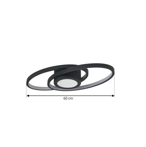 Lindby LED plafondlamp Thalina, 60cm, dimbaar, Infinity Tunnel