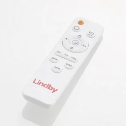 Lindby LED plafondlamp Verdan, zwart, metaal, dimbaar, CCT