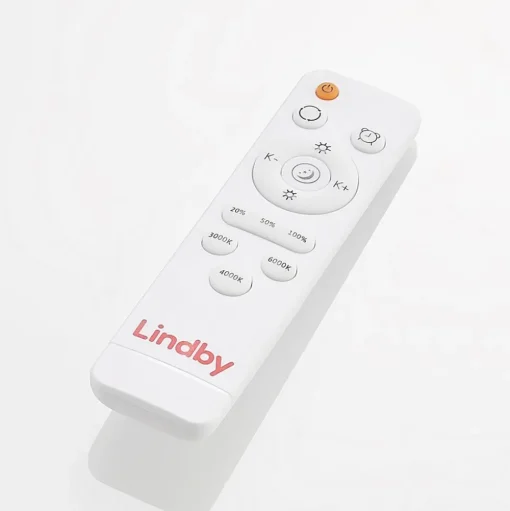 Lindby LED plafondlamp Verdan, zwart, metaal, dimbaar, CCT