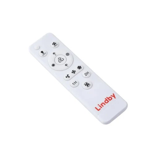 Lindby LED plafondventilator Teleo, Ø 58 cm, houtkleurig, CCT